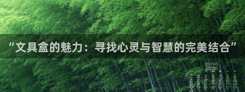 九游會(huì)官網(wǎng)在線客服：“文具盒的魅力：尋找